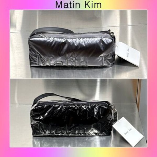 【Matin Kim】韓国人気★GLOSSY LOGO STITCH MINI SHOULDER BAG