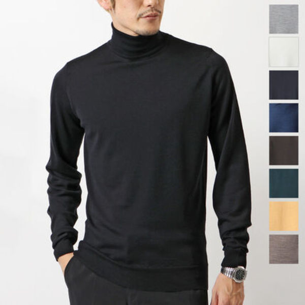 JOHN SMEDLEY ニット CHERWELL STANDARD FIT タートルネック