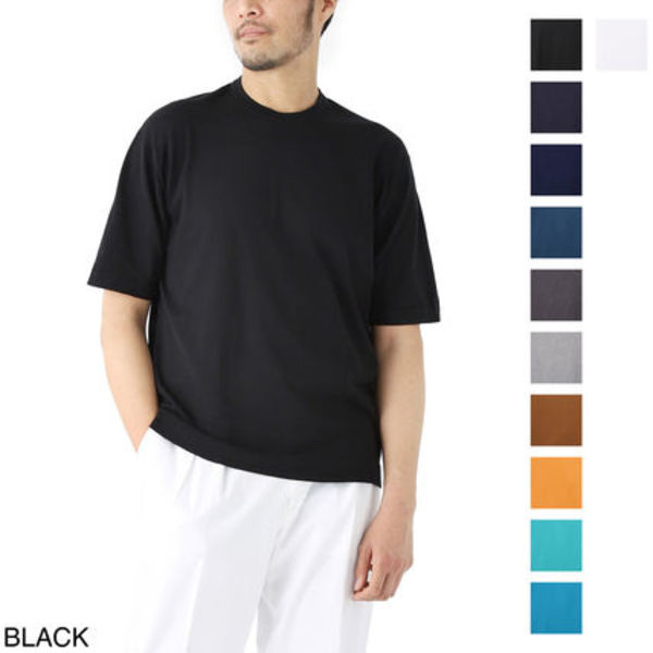 JOHN SMEDLEY クルーネック 半袖ニット lorca