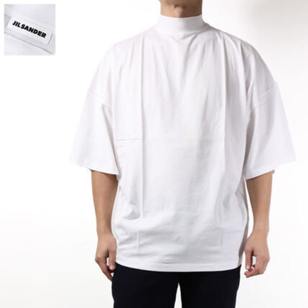 Jil Sander Tシャツ モックネック 五分袖 半袖 J21GC0005 J45084