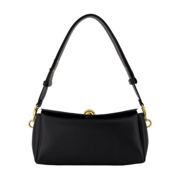 Carrousel Bag Crossbody - AMI Paris - Lambskin - Black