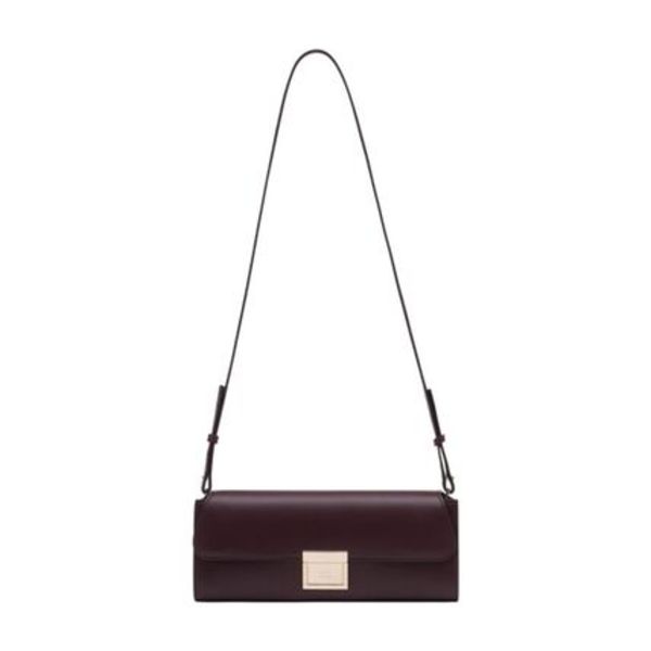 Mimi Crossbody - AMI Paris - Leather - Burgundy