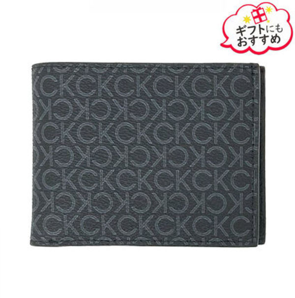 【新品・国内即発】Calvin Klein LV04D1038G UB1 二つ折り財布
