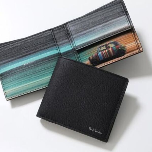 Paul Smith 二つ折り財布 WALLET BILLFOLD COIN M1A 4833 MMIBLR