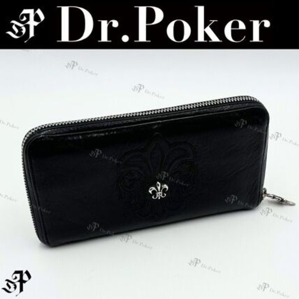 【美品】Chrome Hearts BSフレア レザー ロングウォレット