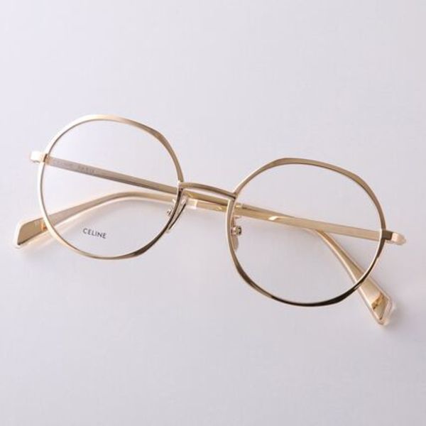 CELINE メガネ CL50133U ラウンド型 メタルフレーム