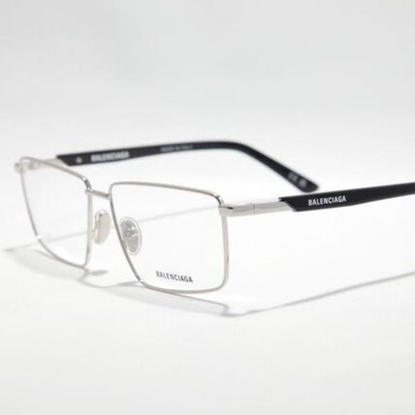 BALENCIAGA メガネ BB0247O スクエア型 メタルフレーム
