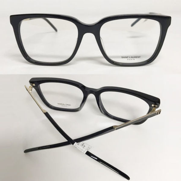 Saint Laurent★関税込 男女OK スクエア メガネフレーム METAL