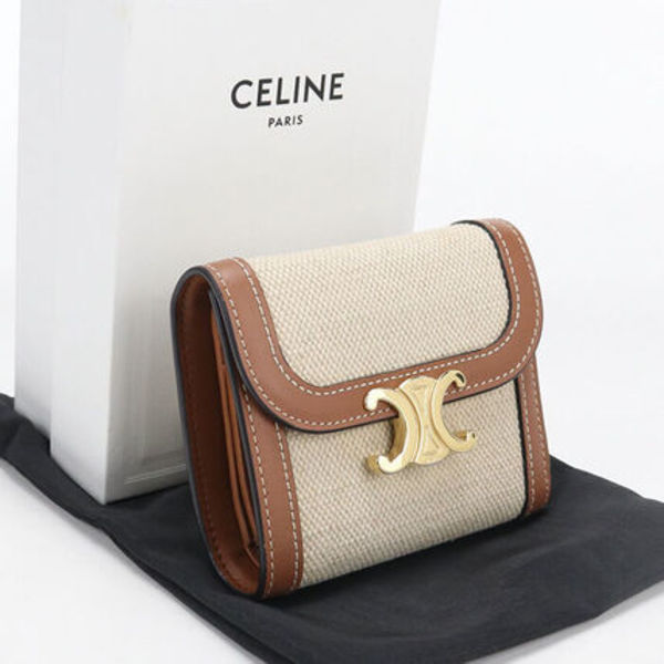CELINE 三つ折り財布 トリオンフ【ランク:A】
