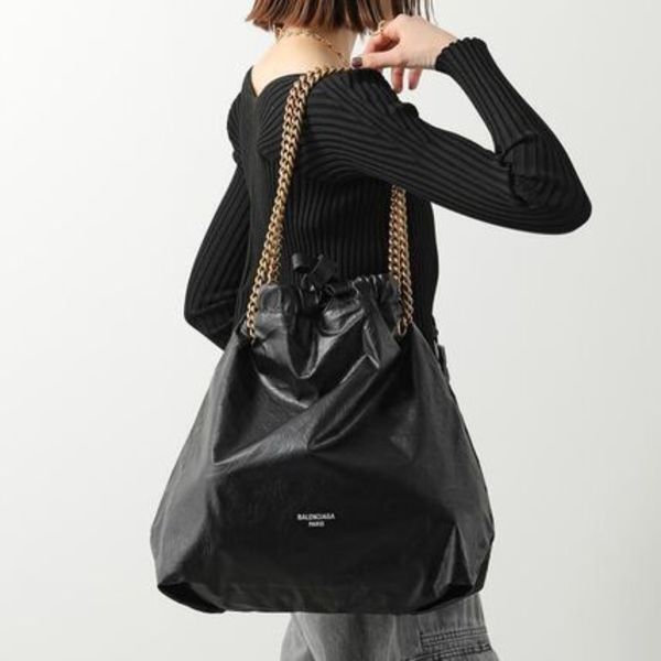 BALENCIAGA ショルダーバッグ CRUSH TOTE M 742941 210IT
