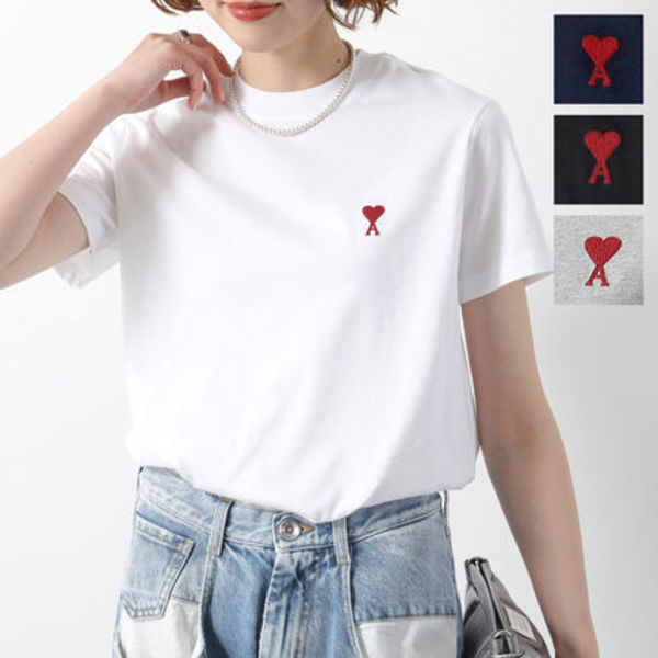 ami paris Tシャツ BFUTS035.724 ハートロゴ
