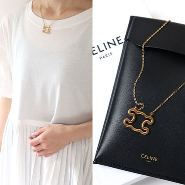 CELINE ネックレス Triomphe Large Necklace 460HT6BRA