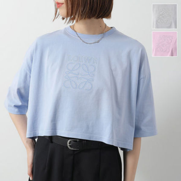 LOEWE Tシャツ S359Y22X84 半袖 カットソー クロップド丈