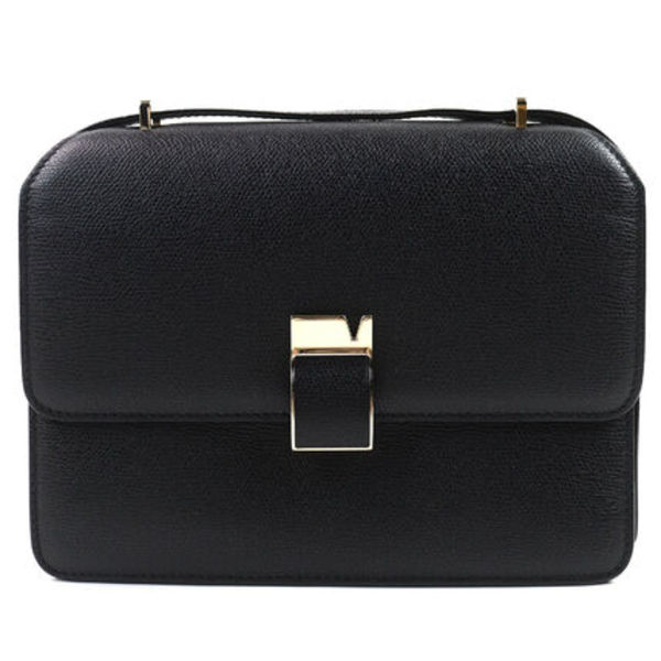 極美品 Valextra ノーロ ショルダーバッグ ソフトカーフスキン