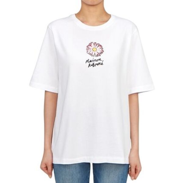 MAISON KITSUNE レディース 半袖Tシャツ MW00113KJ0119 P100