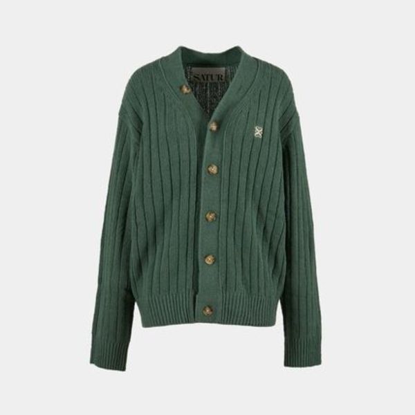 無料配送 ◆ SATUR ◆ Faro Over Size Boucle Cardigan