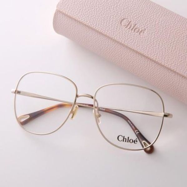 Chloe メガネ CH0020O ティアドロップ型 メタルフレーム