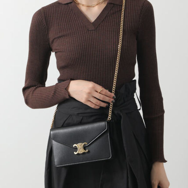 CELINE ショルダーバッグ 10L033DPV レザー