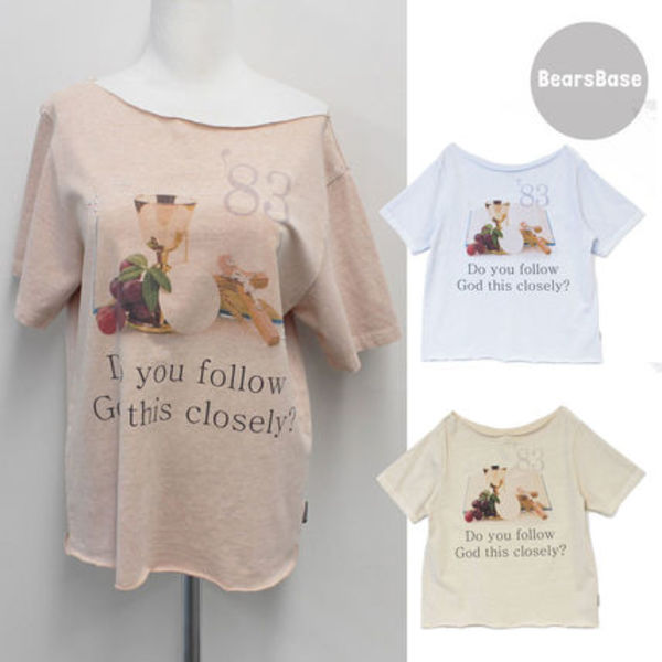 SCULPTOR 83 Faith Cut Out Tee 5BFT017