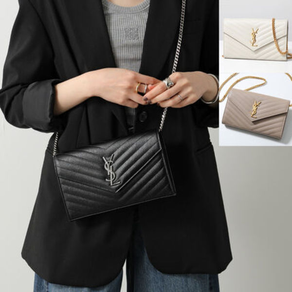 SAINT LAURENT ショルダーバッグ 377828 BOW01 カサンドラ