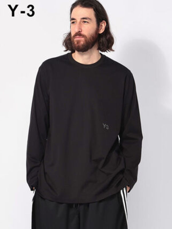 Y-3 (ワイスリー) ロンT ロゴ クルーネック 長袖 IW0068