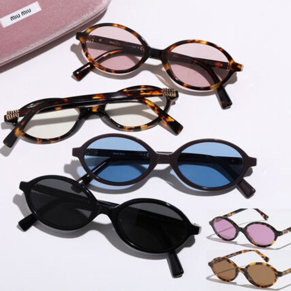 MIUMIU サングラス SMU 04Z オーバル セルフレーム