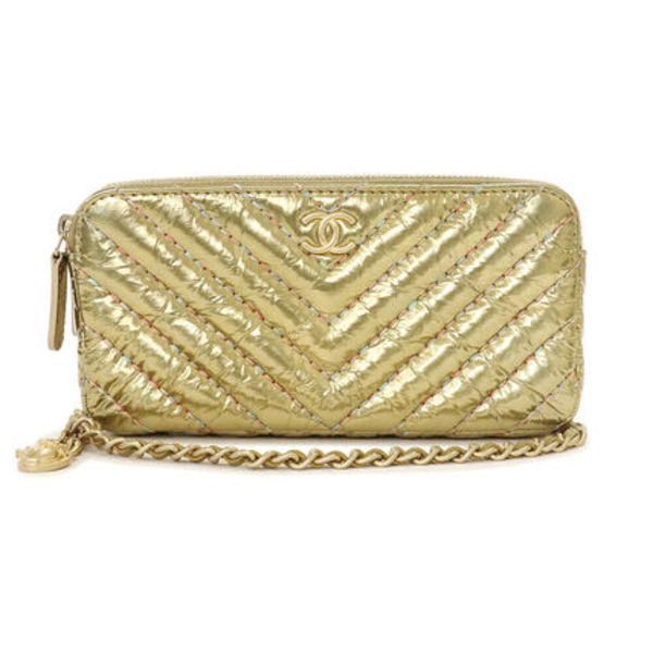 CHANEL シャネル チェーンウォレット 斜め掛け 財布 AP0513