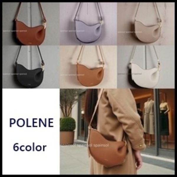 【POLENE】Tonca ショルダーバッグ カーフスキン☆6color