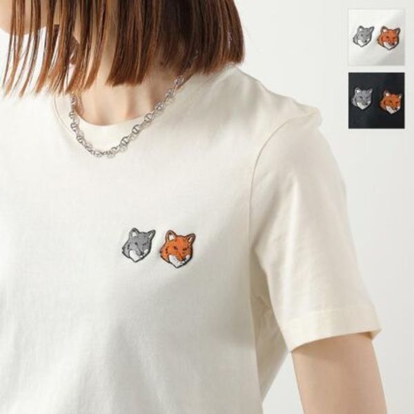 MAISON KITSUNE Tシャツ DOUBLE FOX OW011CFKJ7026