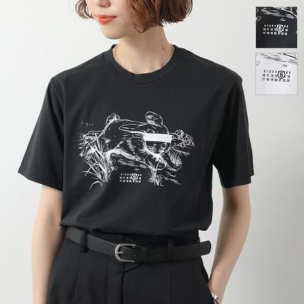 MM6 Tシャツ SH2GC0024 M20108 半袖 カットソー
