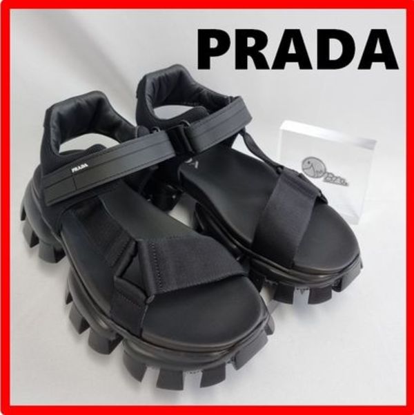 ★韓国の人気★【PRADA】★RUBBER & NYLON SANDAL.S★サンダル★