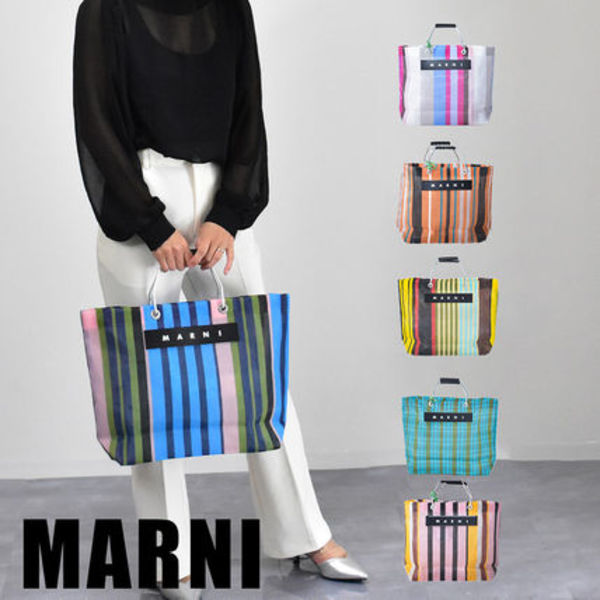 マルニマーケット トートバッグ メッシュ レディース SHMHR08A01