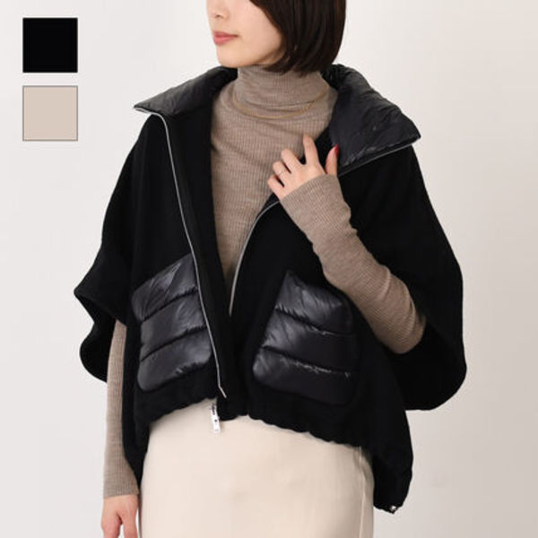 【国内即発】HERNO A-Shape RESORT ショートポンチョ