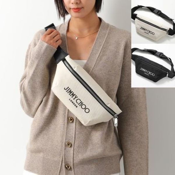 Jimmy Choo ボディバッグ FINSLEY CZM DNH ロゴ
