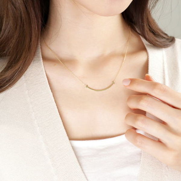 TIFFANY ネックレス Tスマイル スモール 35189459
