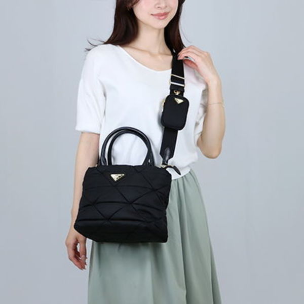 PRADA 2WAYバッグ Re-Nylon 1BG373 RDJN B9M F0632 NERO1