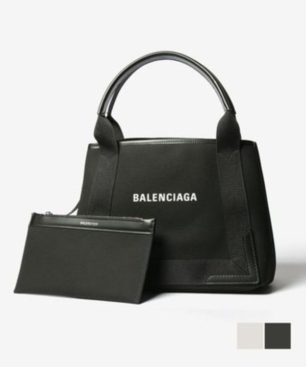 BALENCIAGA 339933 2HH3N トートバッグ NAVY CABAS S