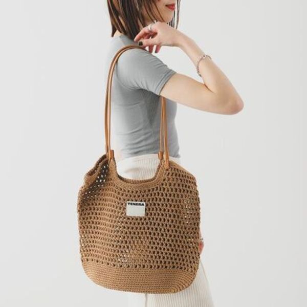 TENERA クロシェバッグ Woven Bag ウーブン バッグ かぎ編み