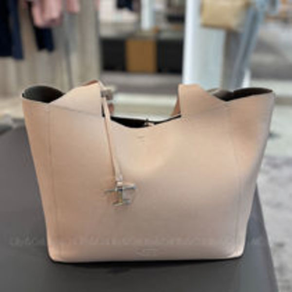 TOD'S(トッズ)☆Tタイムレス ダブルハンドルレザーバッグ