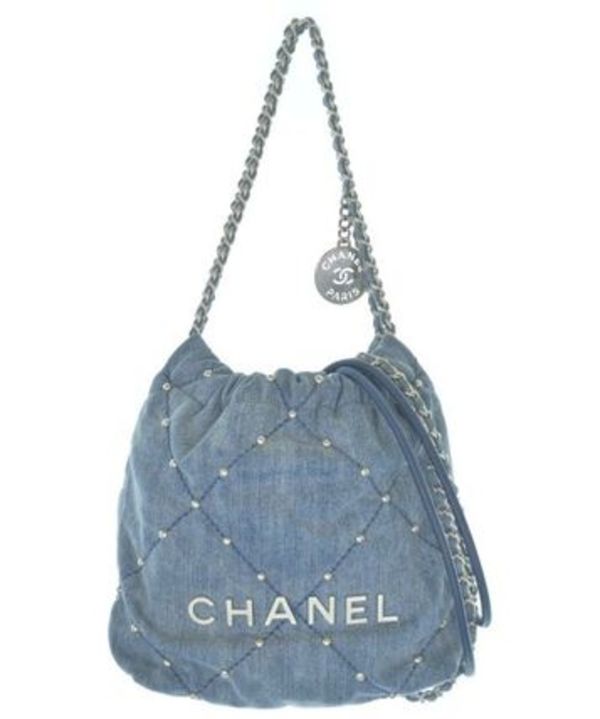 CHANEL シャネル ショルダーバッグ 青(デニム) - 4500125E0018