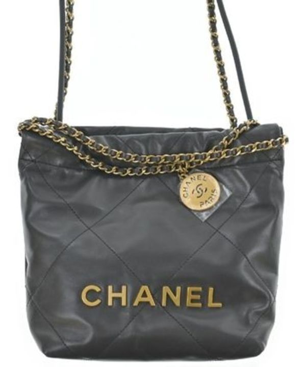 CHANEL シャネル ショルダーバッグ グレー - 4500124S0036