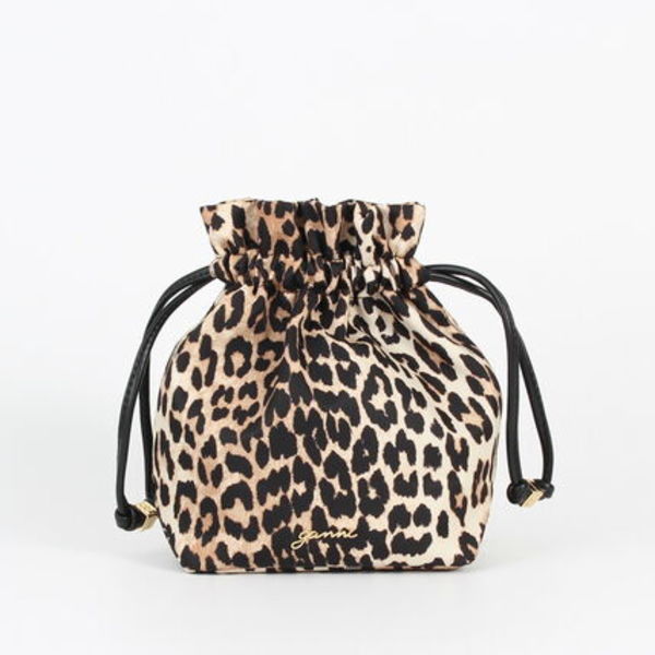 GANNI ハンドバッグ PRINTED BOU BUCKET POUCH【国内配送】