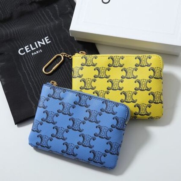 CELINE コインケース 10C662GWH キーリング付き