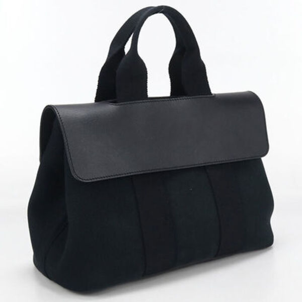 HERMES トートバッグ ヴァルパライソPM ブラック【ランク:A】
