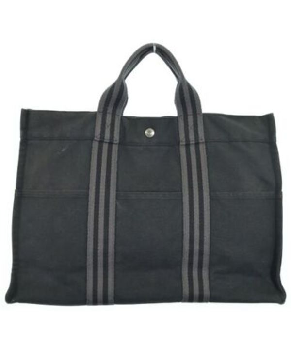 HERMES エルメス トートバッグ 黒系 - 4500325D0039