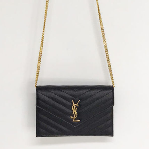 Saint Laurent エンヴェロップ チェーンウォレット クラッチ