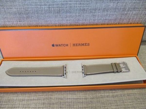☆HERMES☆ AppleWatch レザーストラップ シンプルトゥール 45mm