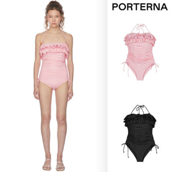 【PORTERNA】Root shirring swimsuit