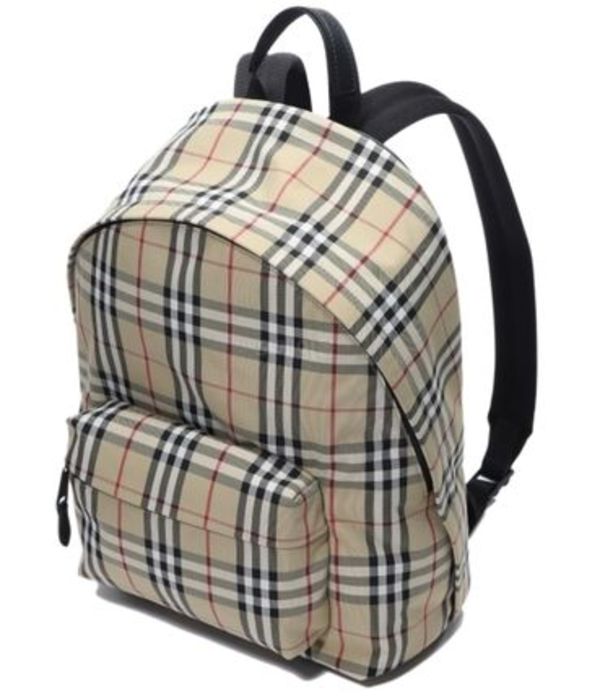 BURBERRY|BACKPACKS (Checked Backpack (8084113))