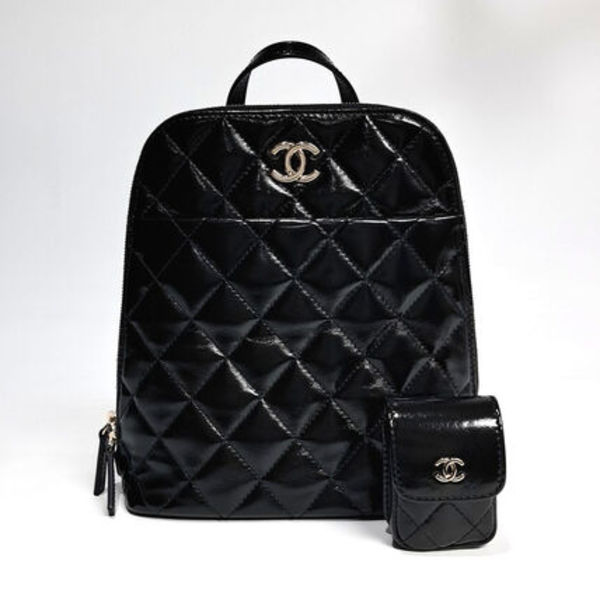 CHANEL PATENT BACKPACK